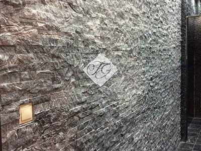 Rivestimento marmo nero mix