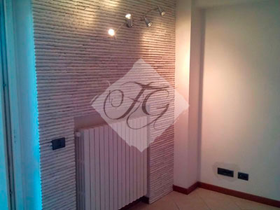 Rivestimento quarzite bianco soft